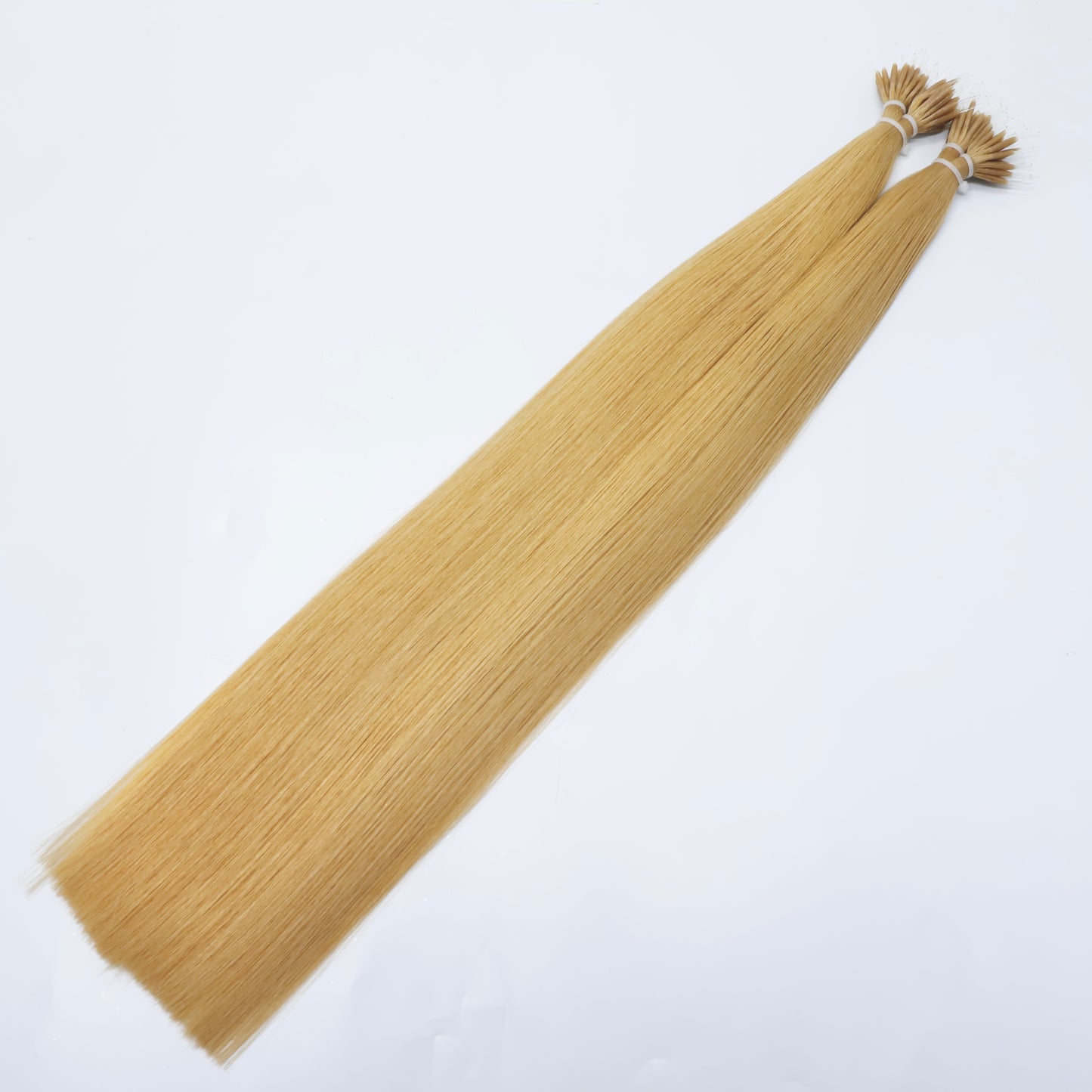 22" Nano Tip Strawberry Blonde Human Hair Extensions - Olivia