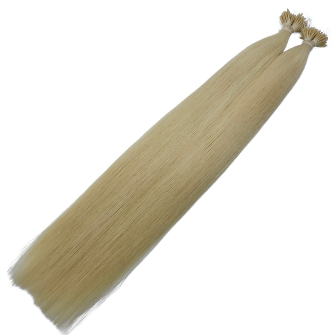 24" Nano Tip Champagne Blonde Human Hair Extensions - Lucy