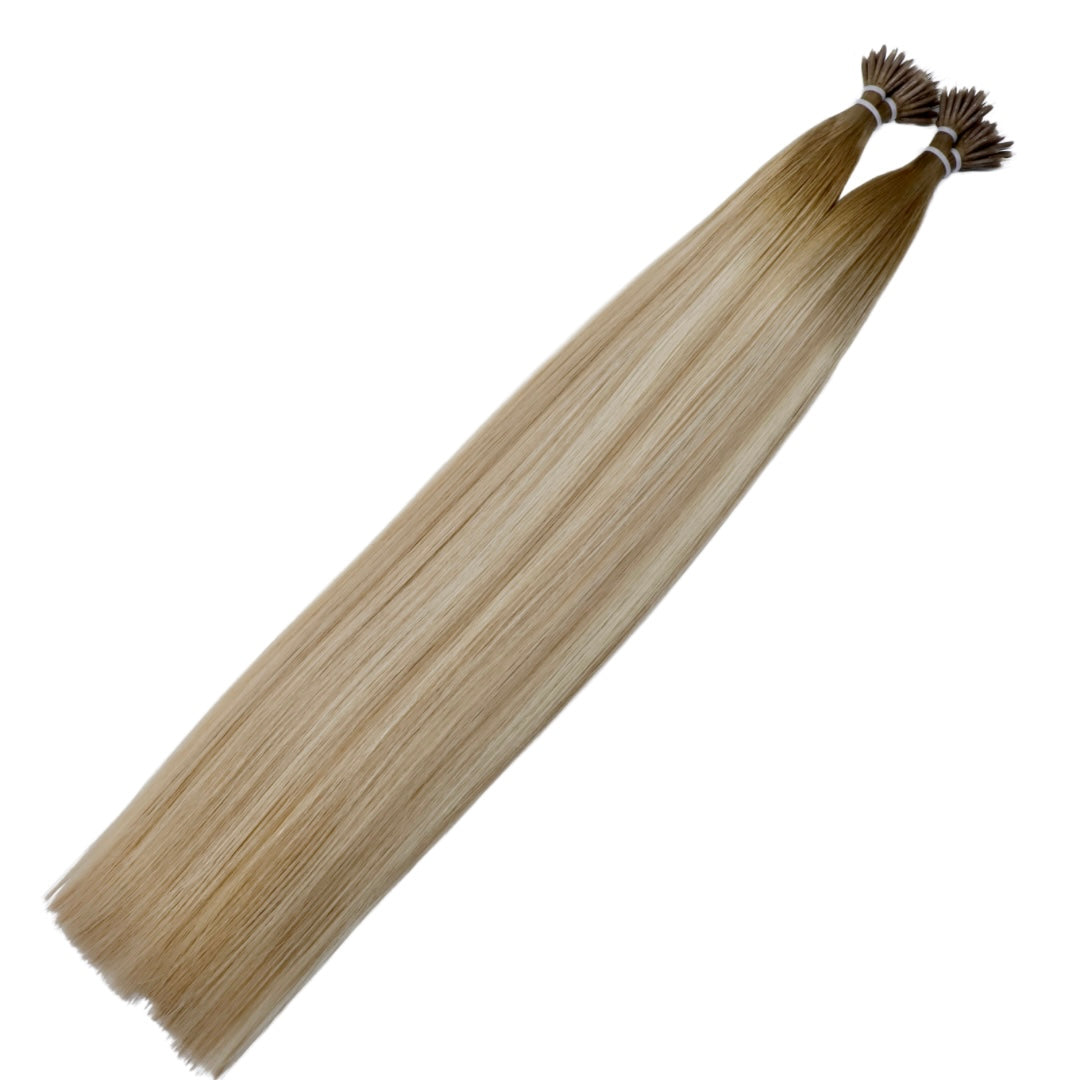 30" Nano Tip Sunkissed Bronde Human Hair Extensions - Selena