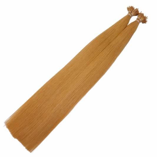 18" Nano Tip Auburn Human Hair Extensions - Izzy