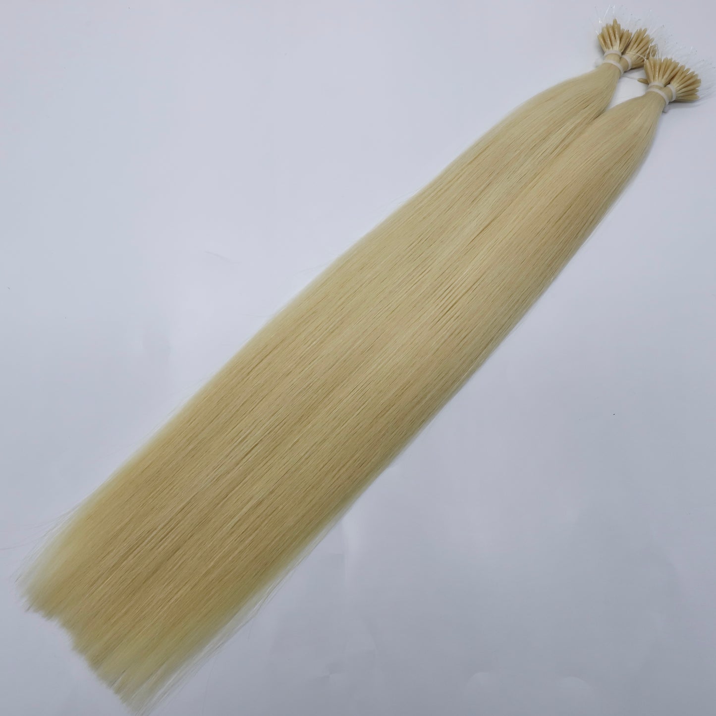 28" Nano Tip Champagne Blonde Human Hair Extensions - Lucy