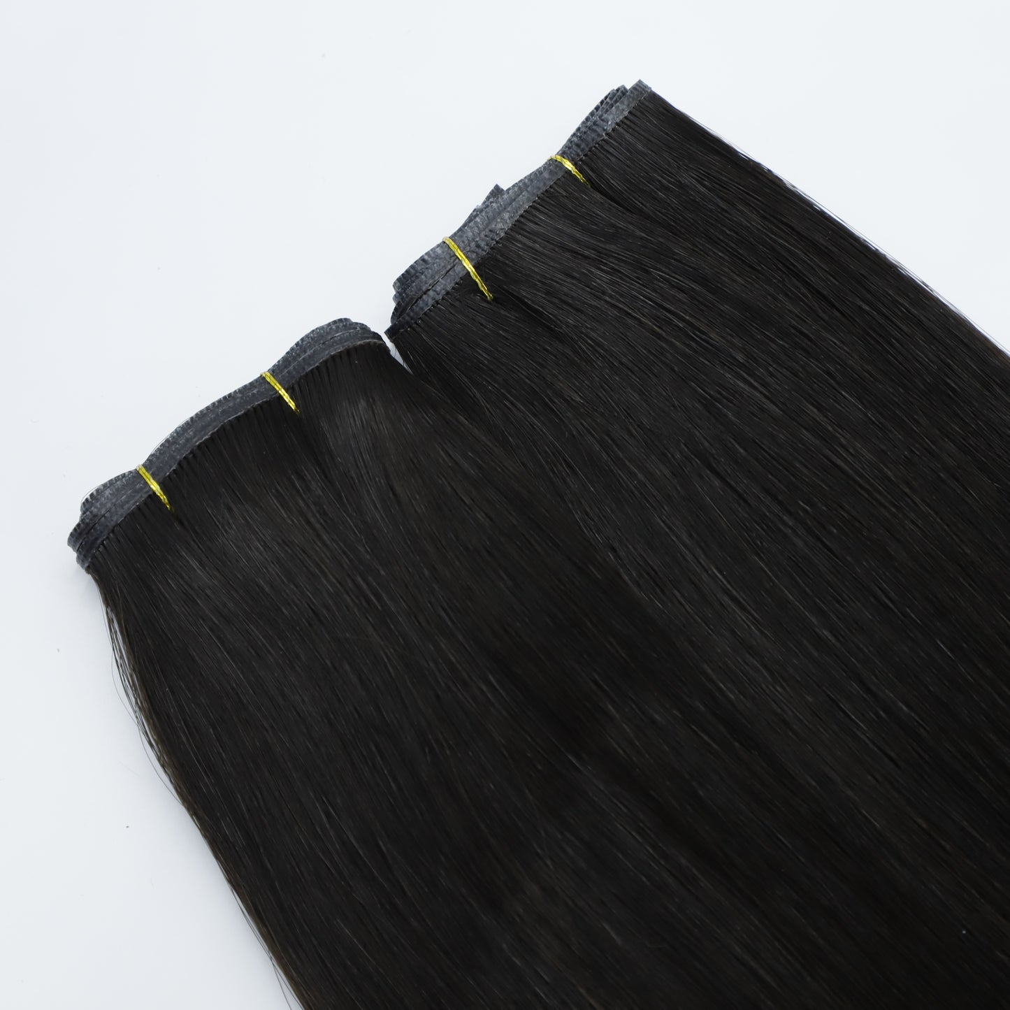 24" Genius Weft #1B Natural Black Human Hair Extensions - Zivile