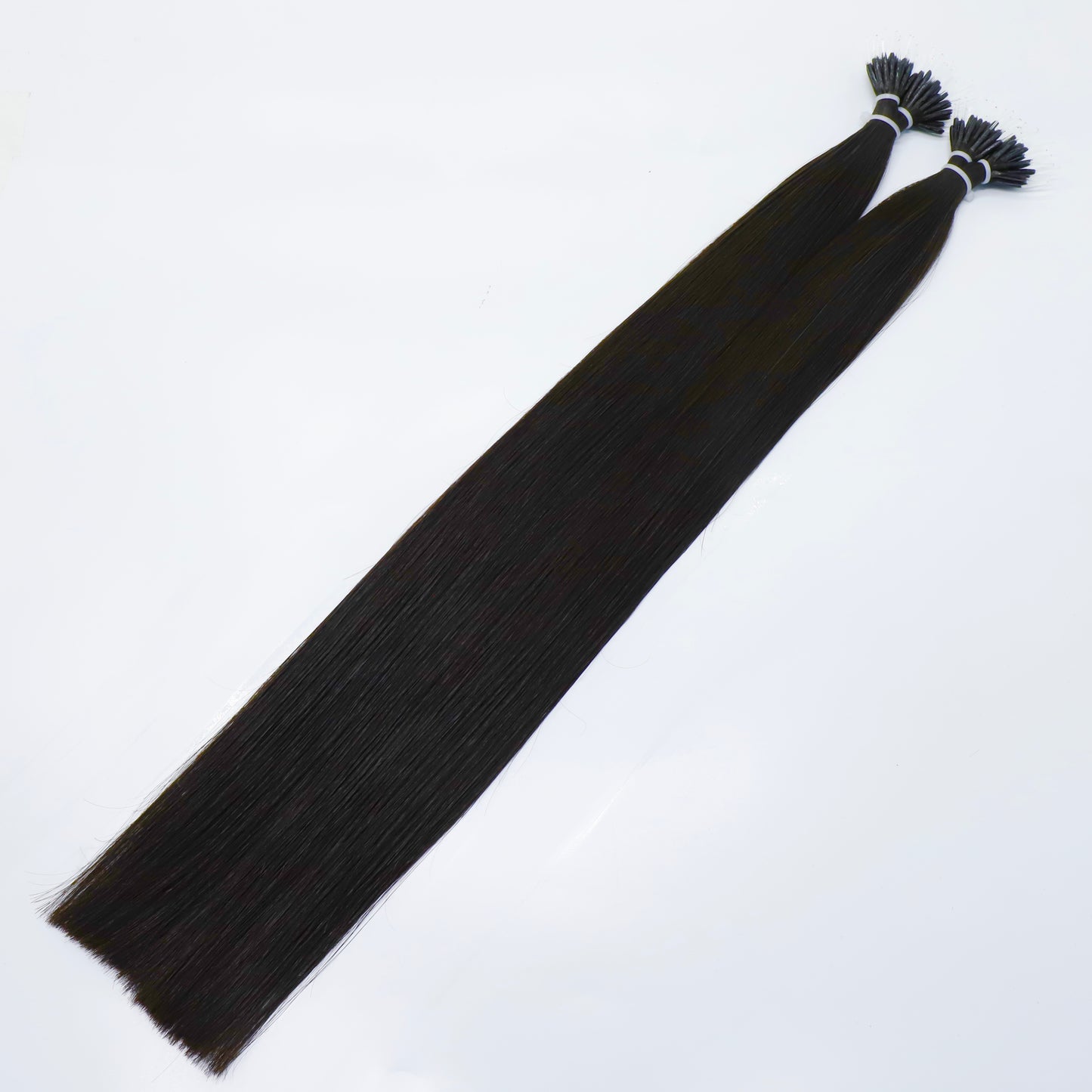 22" Nano Tip Natural Black Human Hair Extensions - Zivile