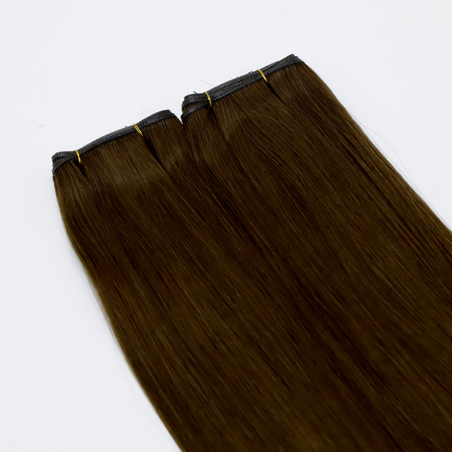 22" Genius Weft #2 Chocolate Human Hair Extensions - Lauren