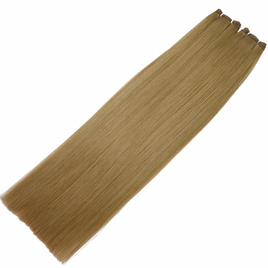 24" Genius Weft Strawberry Blonde Human Hair Extensions - Olivia