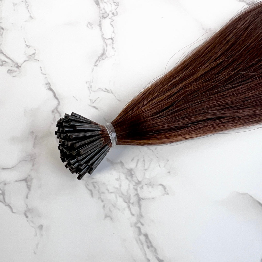 30" I Tip Espresso Human Hair Extensions - Bethany