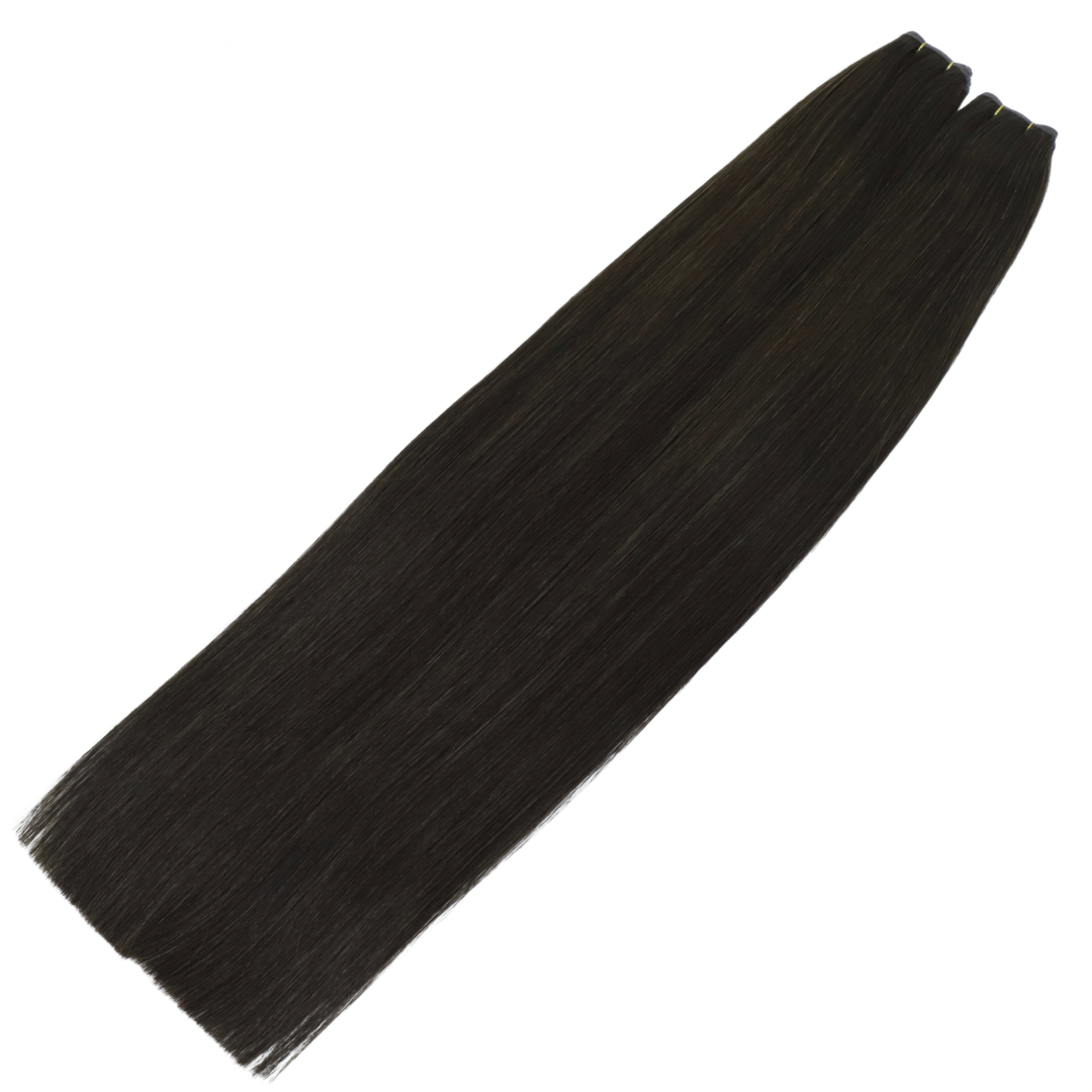 20" Genius Weft #2Q Cool Chocolate Human Hair Extensions - Paula