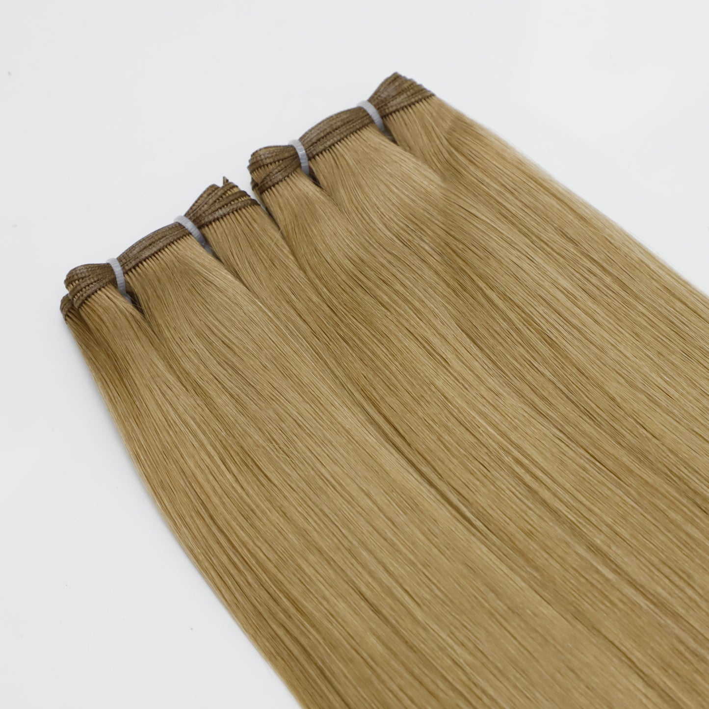 28" Genius Weft #12 Strawberry Blonde Human Hair Extensions - Olivia