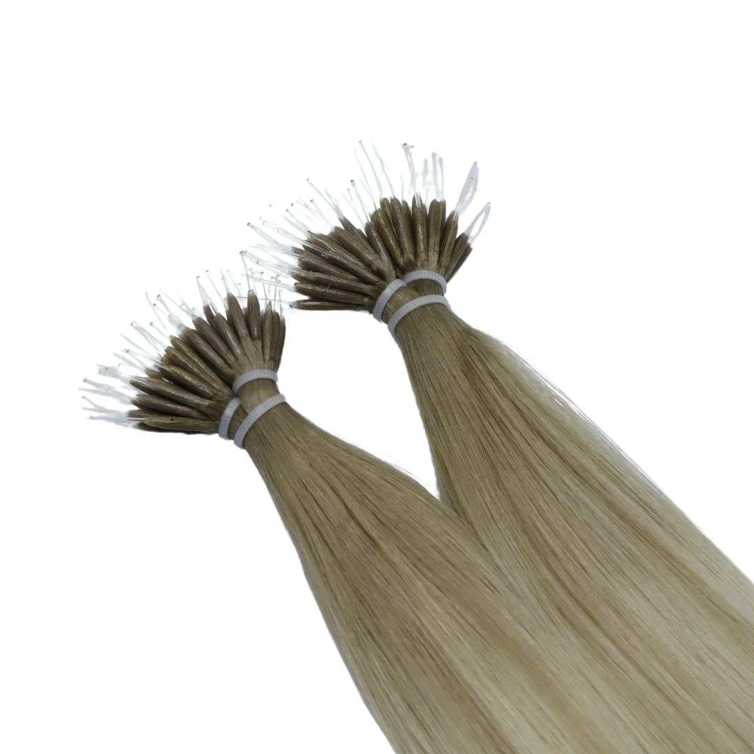 24" Nano Tip LA Blonde Human Hair Extensions - Rihanna