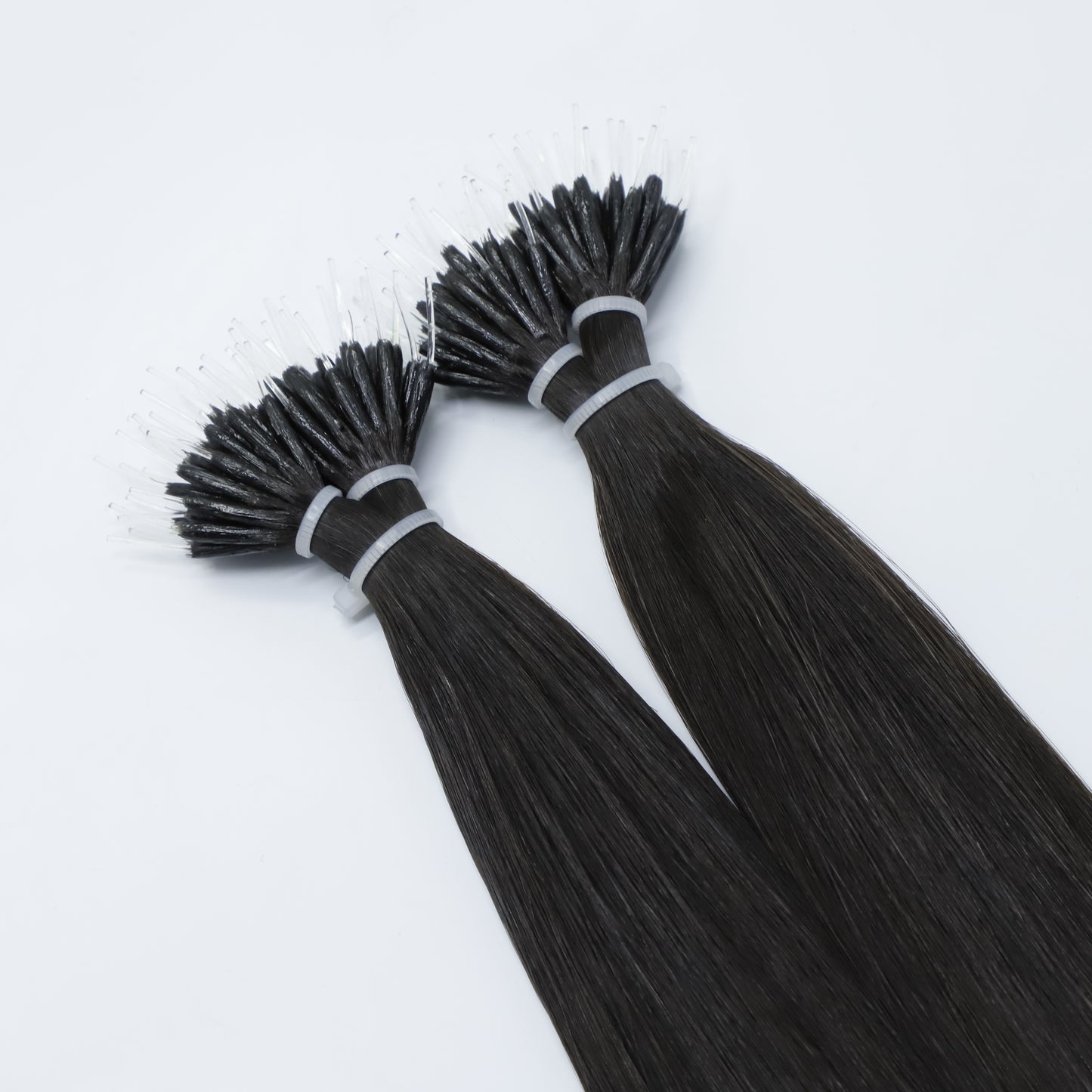30" Nano Tip Natural Black Human Hair Extensions - Zivile