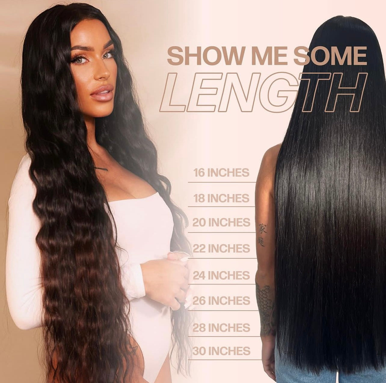 Invisible Tape Hair Extensions 20” - 24”