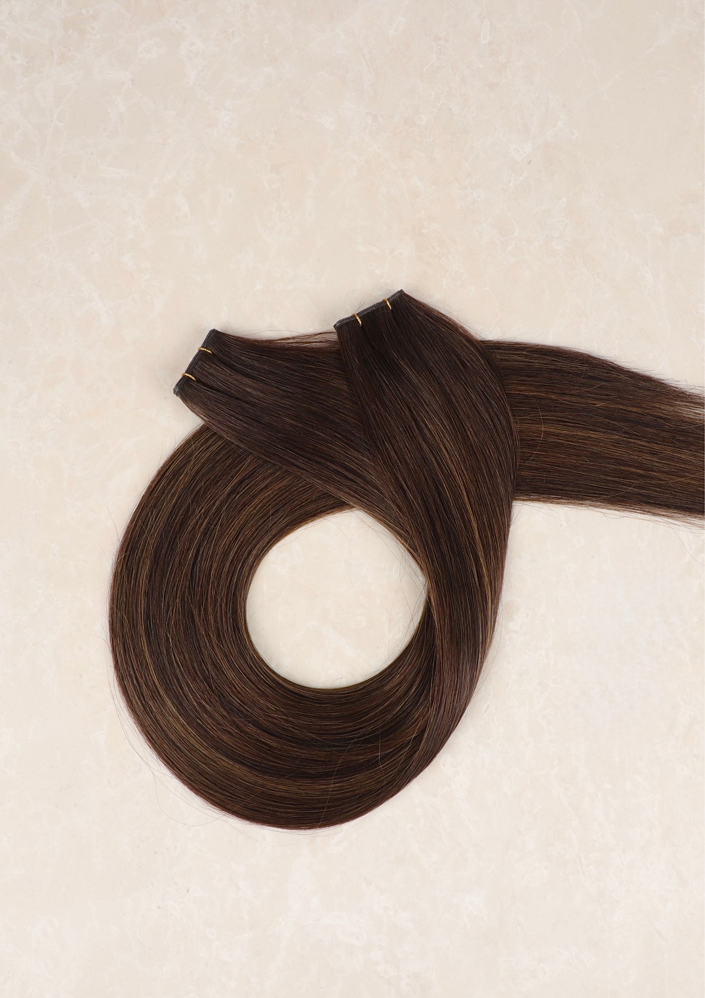28" Genius Weft Human Hair Extensions. Honeycomb #B4/12