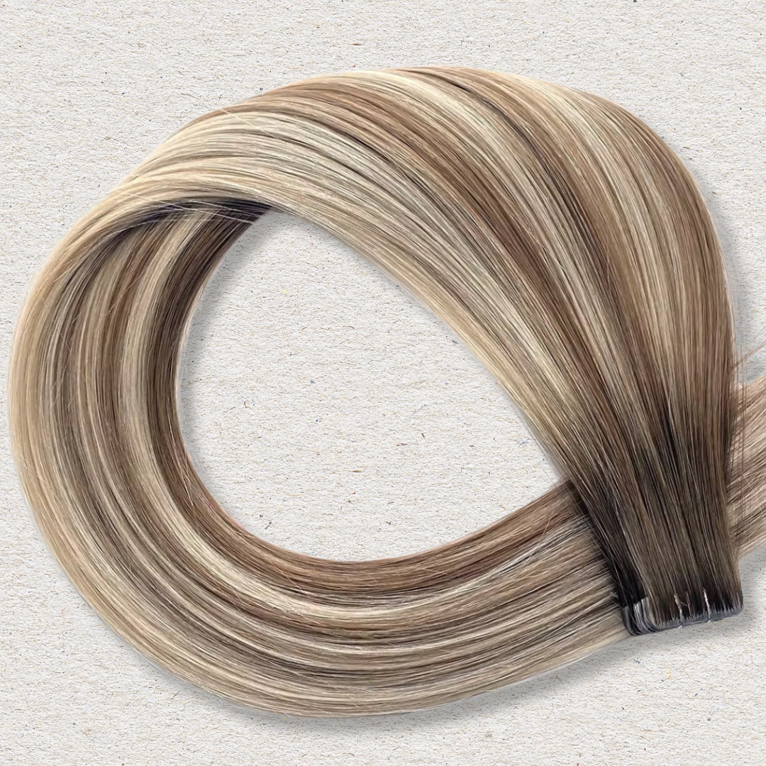 Invisible Tape Weft Human Hair Extensions 16-22”