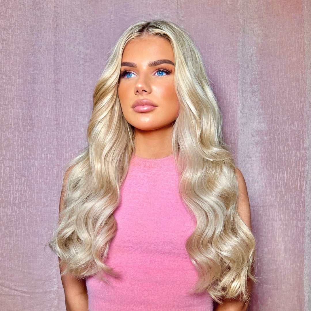 Invisible Tape Hair Extensions. California Blonde #613/22