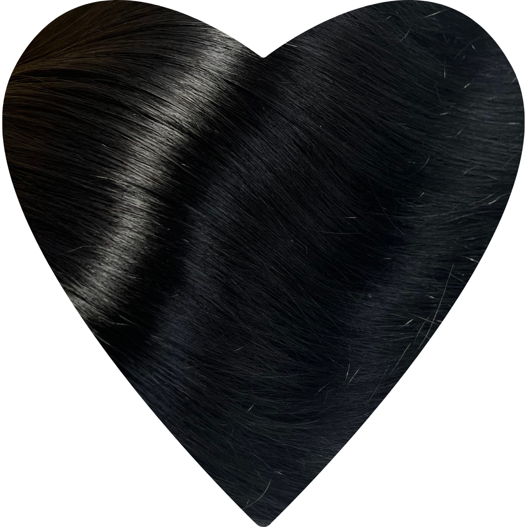 I Tip Hair Extensions. Jet Black #1