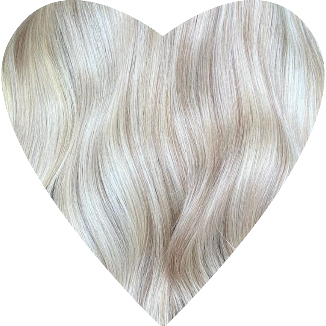 Nano Tip Hair Extensions. Scandi Blonde #613C/12C