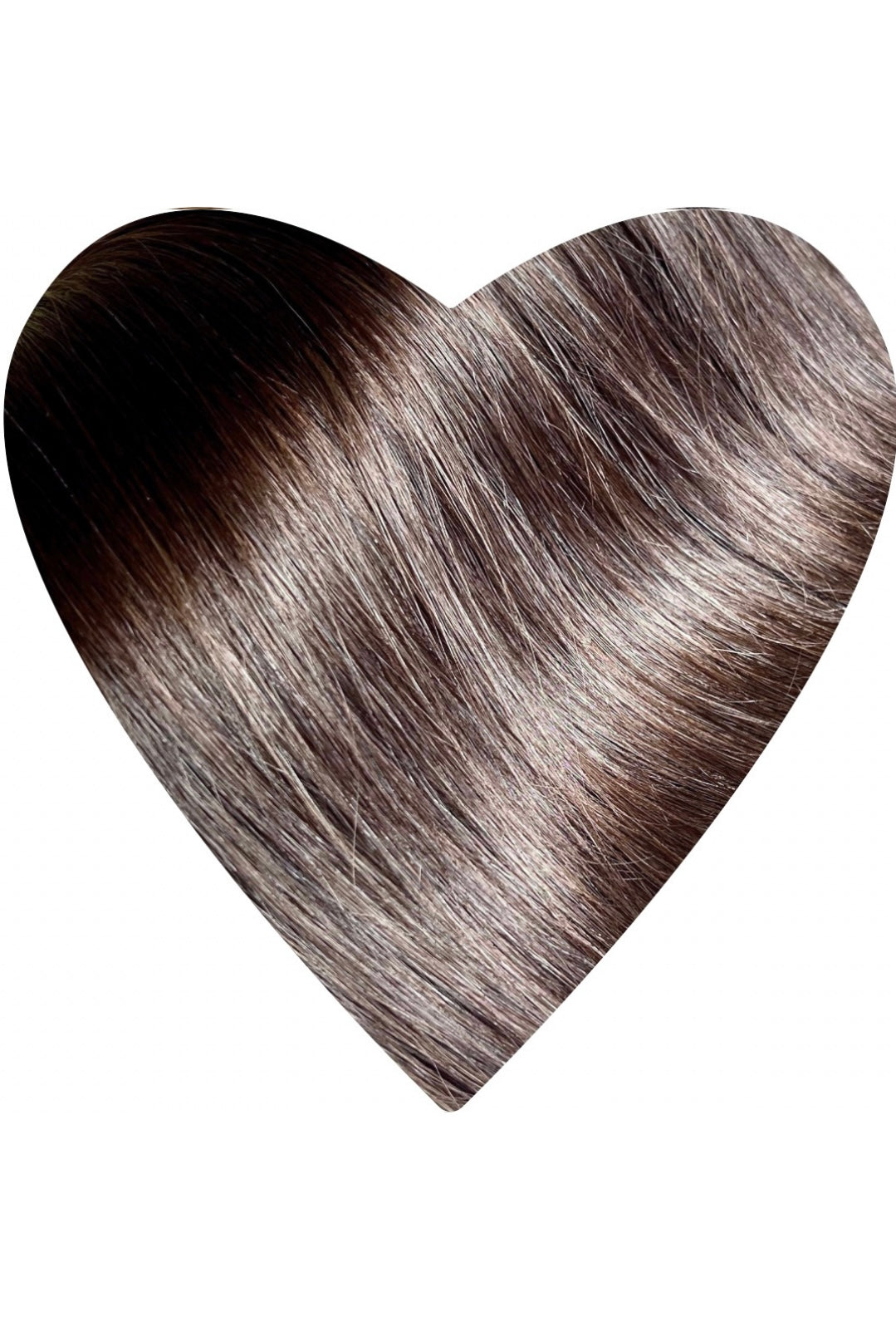 30" Tape Weft Cool Chocolate Human Hair Extensions - Paula