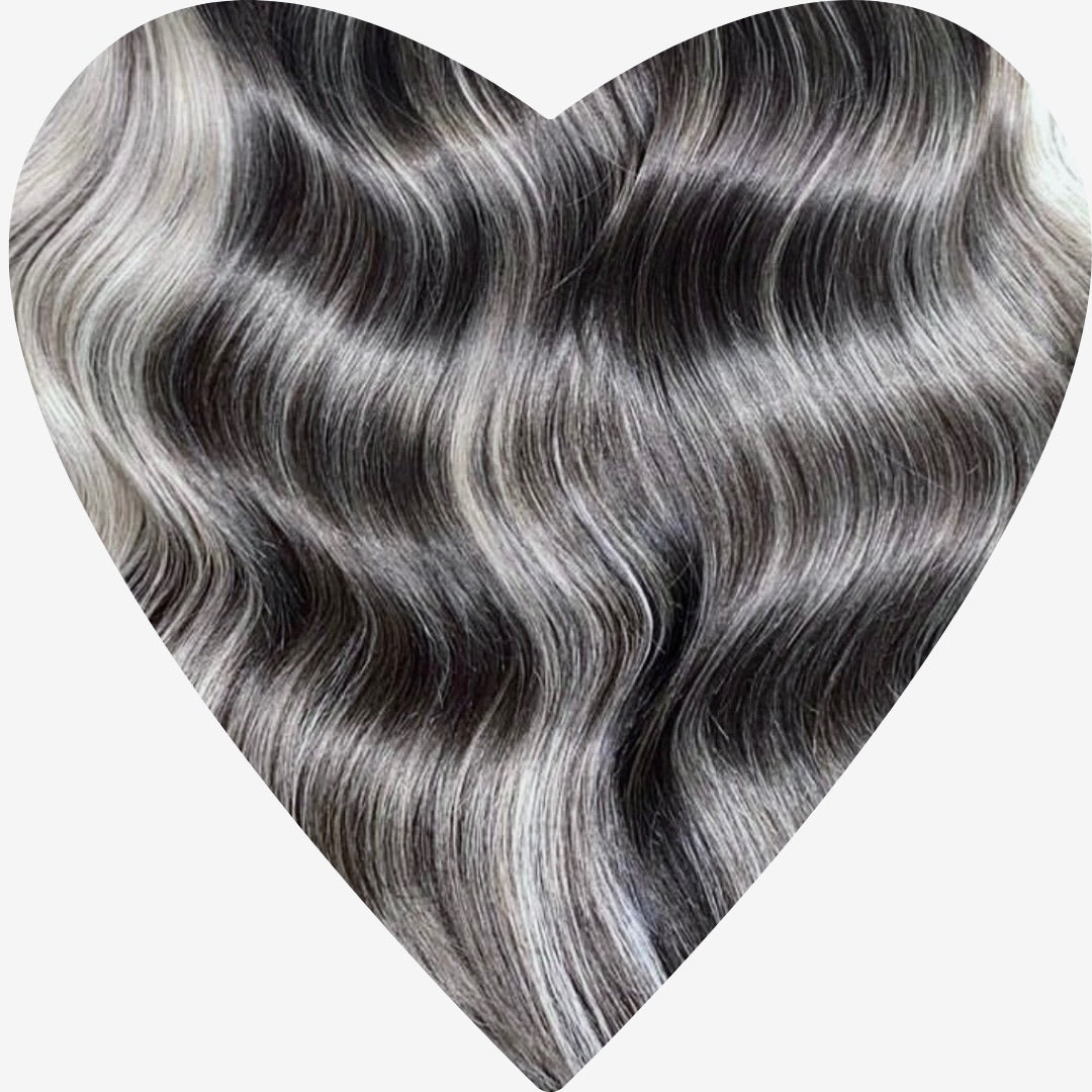 24" Invisible Tape #T1B 1B/613A Dubai Human Hair Extensions - Christina