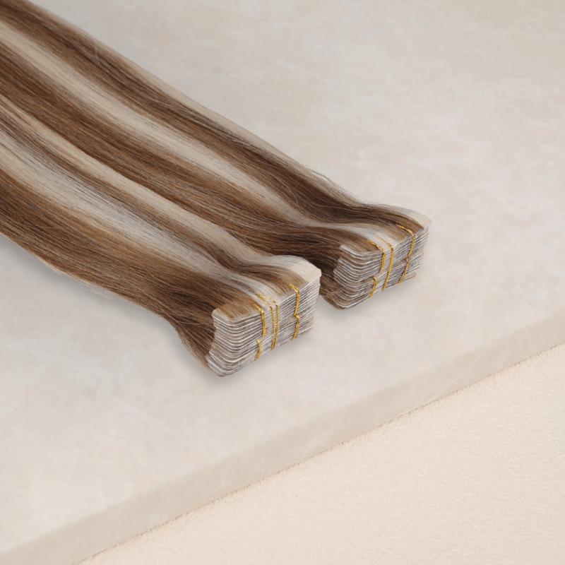 Invisible Tape Human Hair Extensions 16-22”