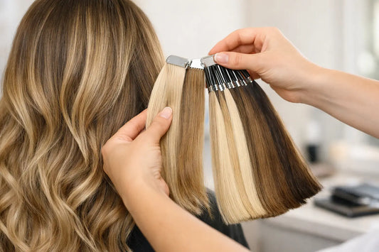 How to Colour Match Extensions for a Natural Blend