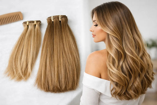 Why Double Drawn Hair Extensions Look Fuller