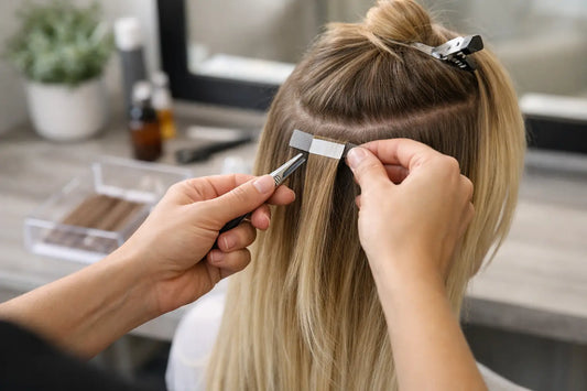 Professional Tape Reapplication Guide for Stylists