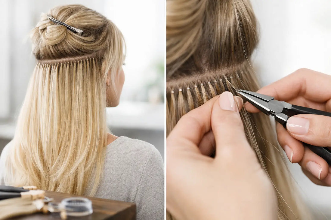 Nano Hair Extensions for an Invisible Finish