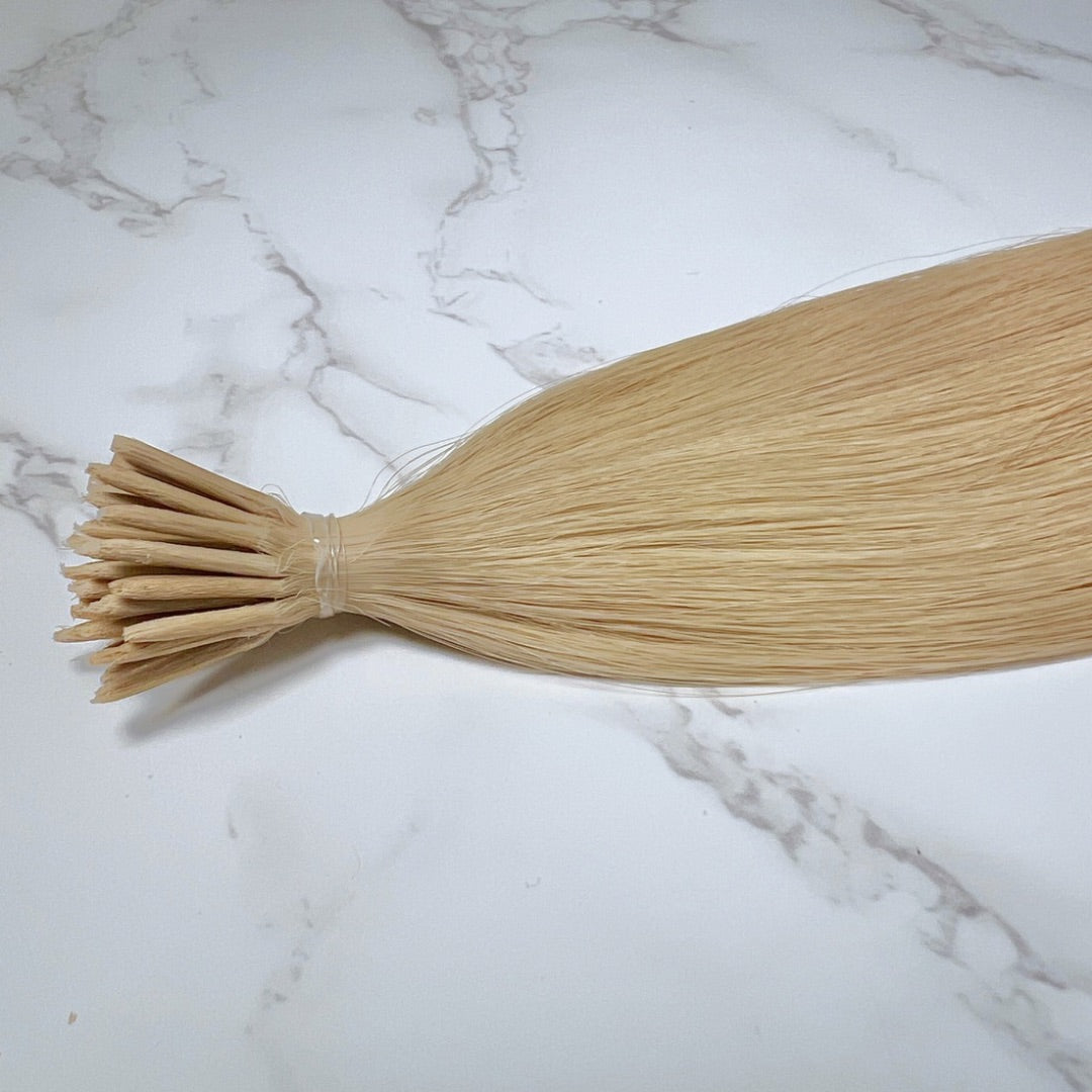 30" I Tip #18 Honey Blonde Human Hair Extensions - Teiha