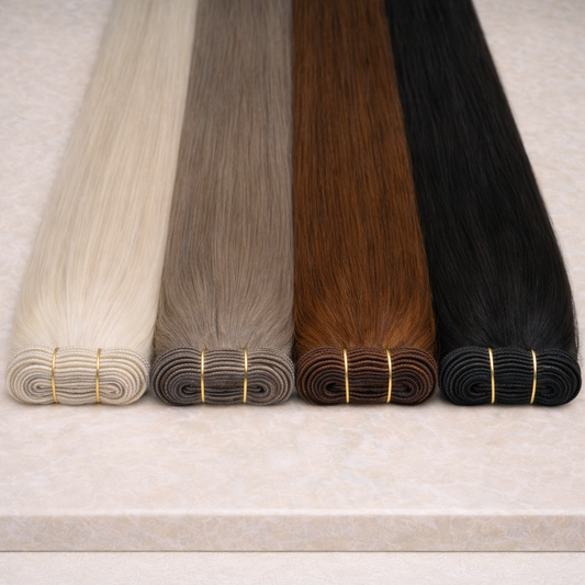 Luxe Volume Weft Human Hair Extensions. Luxe Range. 100g