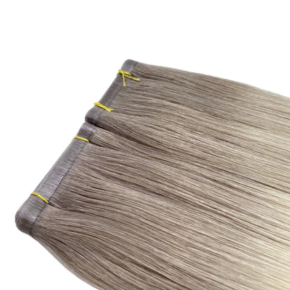 16" Tape Weft #6.2 PLA/6.2 LA Blonde Human Hair Extensions - Rihanna