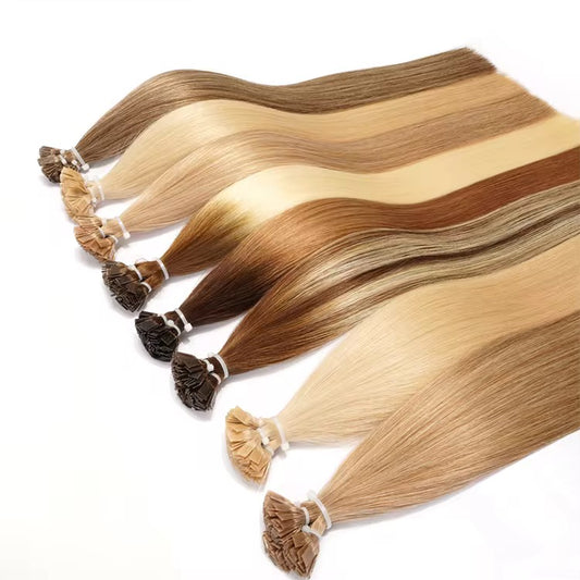 Flat Tip Human Hair Extensions