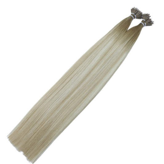 24" Nano Tip #613A/PLA Snowflake Human Hair Extensions - Adele