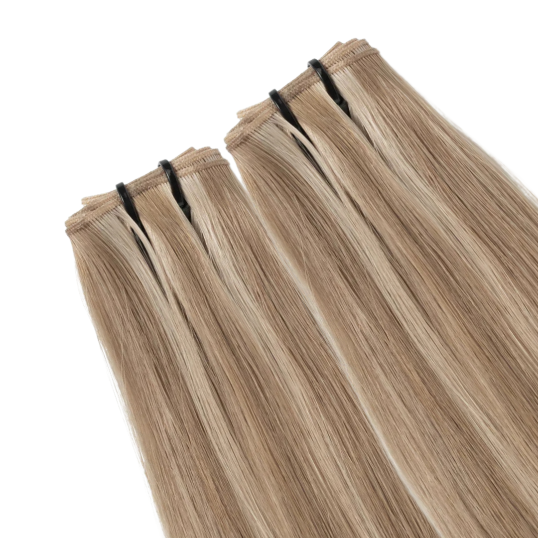 30" Genius Weft Hollywood Bronde Human Hair Extensions - Michelle