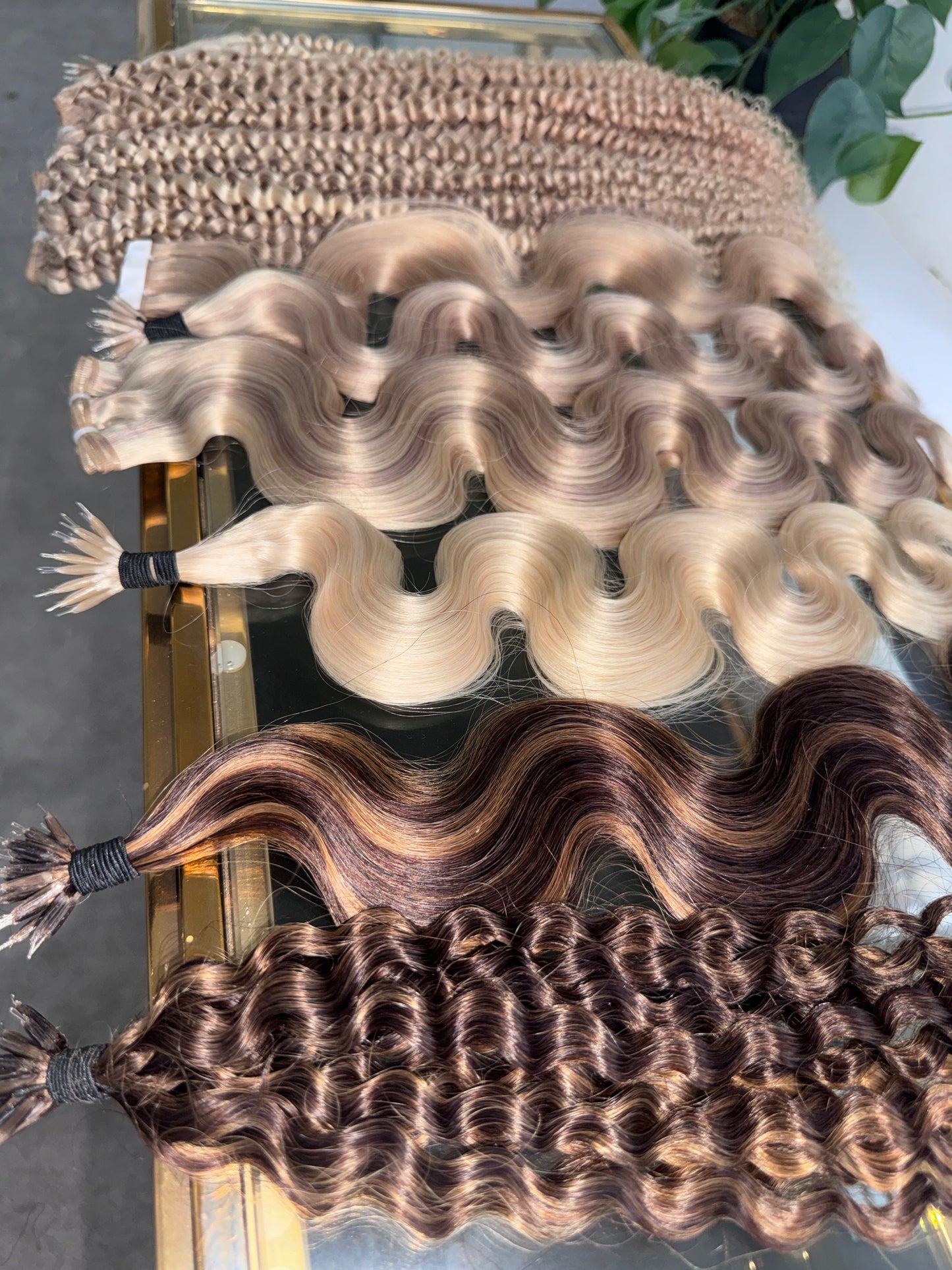Curly | Wavy Human Hair Extensions. Dubai