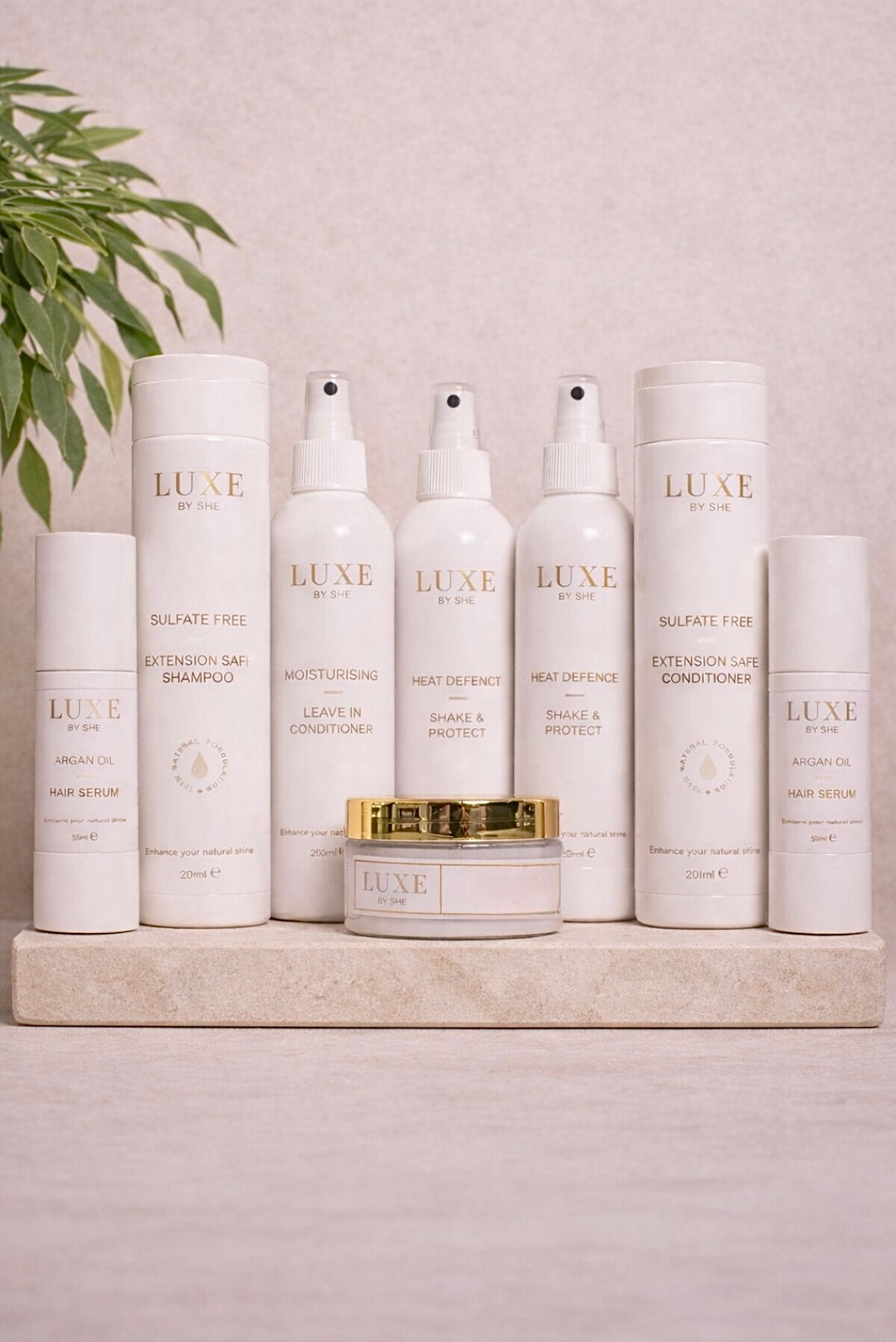 Luxe By She Hair Care Range