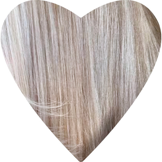 26" Tape Weft #6.2/613A Mixed Pearl Human Hair Extensions - Halle