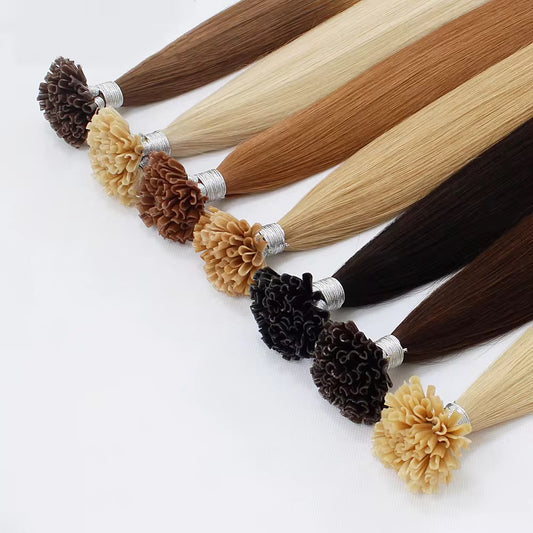 U Tip Human Hair Extensions