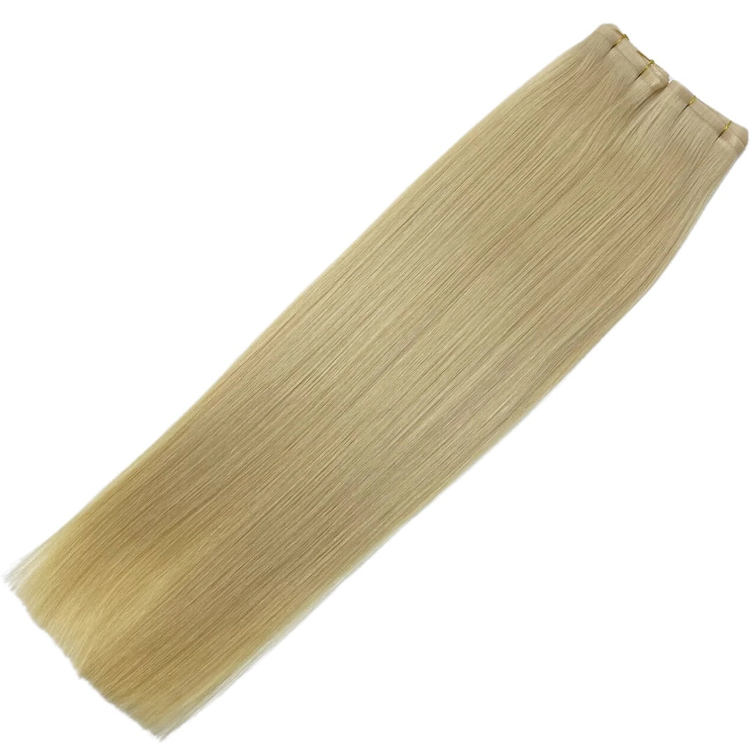 16" Tape Weft #9C Ash Blondette Human Hair Extensions - Lily