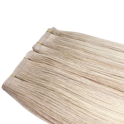 30" Tape Weft #6.2/613A Mixed Pearl Human Hair Extensions - Halle