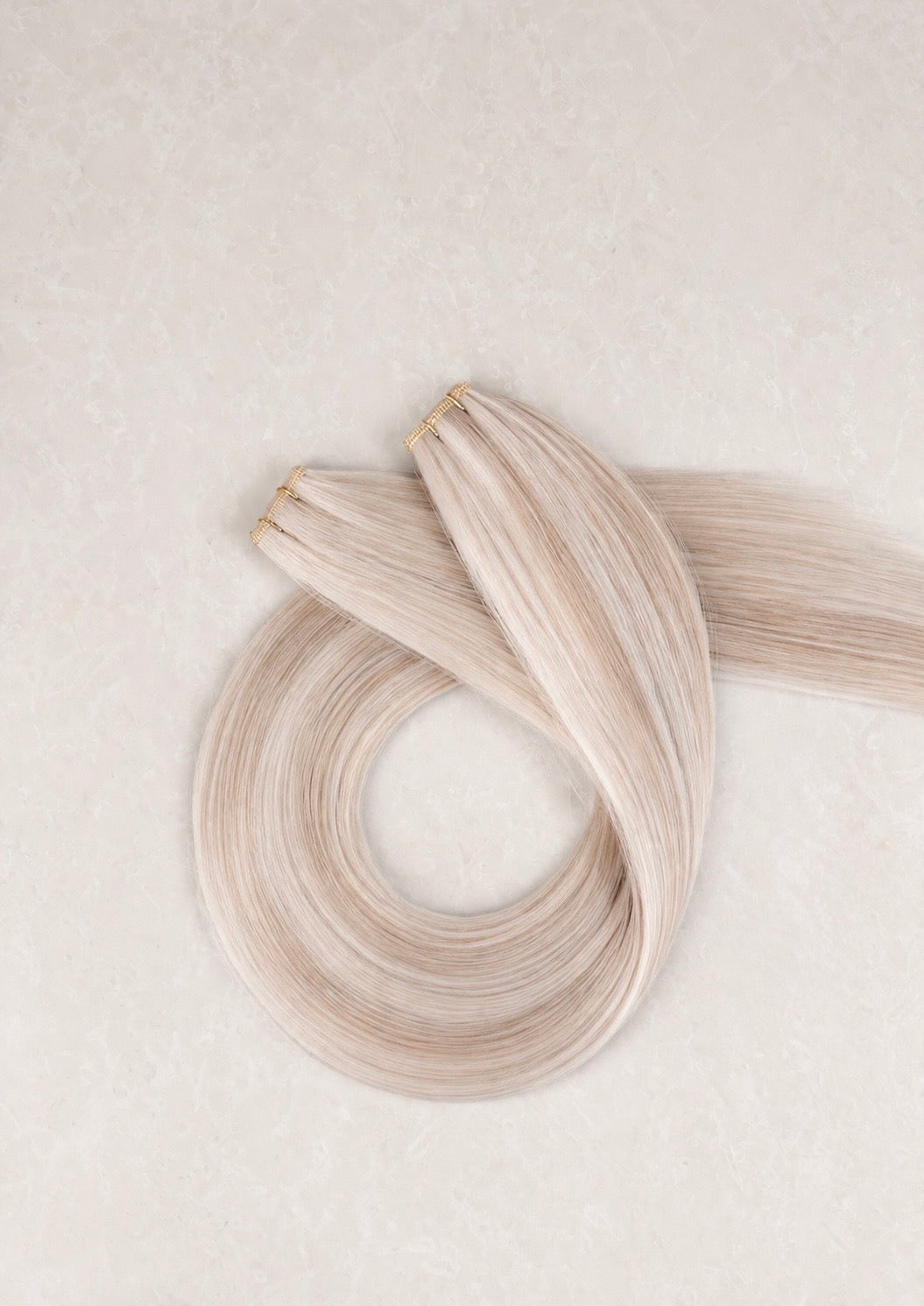 24" Genius Weft Human Hair Extensions. LA Blonde #P18/1004/1010