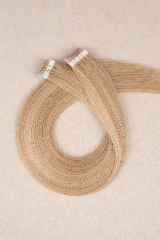 30" Invisible Tape Human Hair Extensions. Honey Butter Blonde PDB3/1003