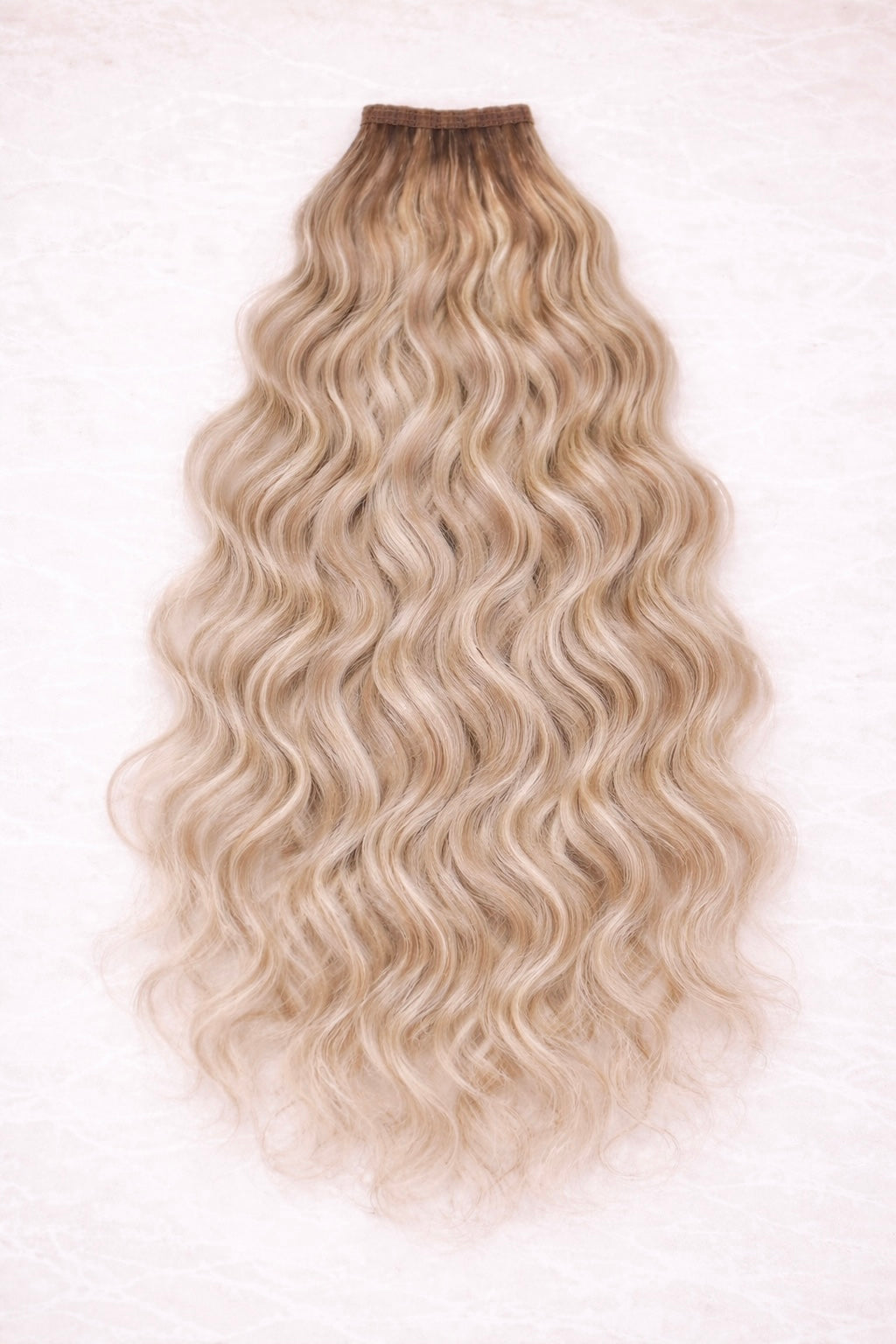 Curly | Wavy Human Hair Extensions. Bohemian Bronde