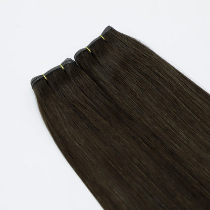 20" Genius Weft #2Q Cool Chocolate Human Hair Extensions - Paula
