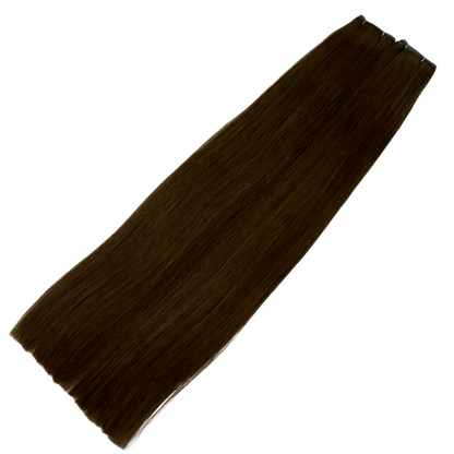 20" Genius Weft #2Q Cool Chocolate Human Hair Extensions - Paula