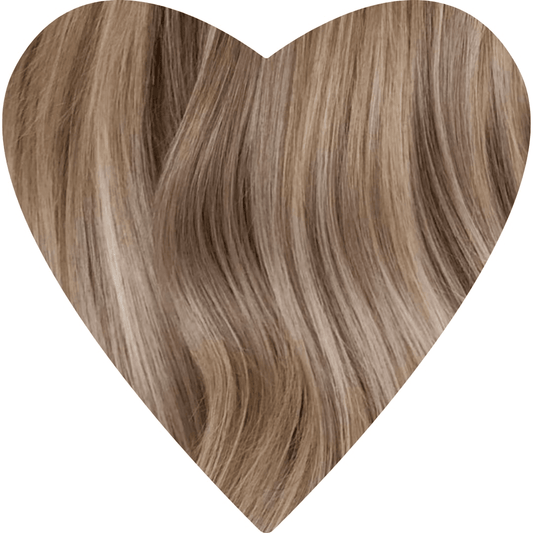 20" Nano Tip #T4Q 4Q/12C Creamy Nutmeg Human Hair Extensions - Ariana