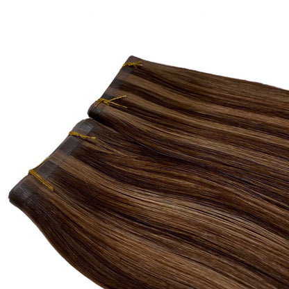 30" Tape Weft #T2 2/4/8 Honeycomb Human Hair Extensions - Angelina