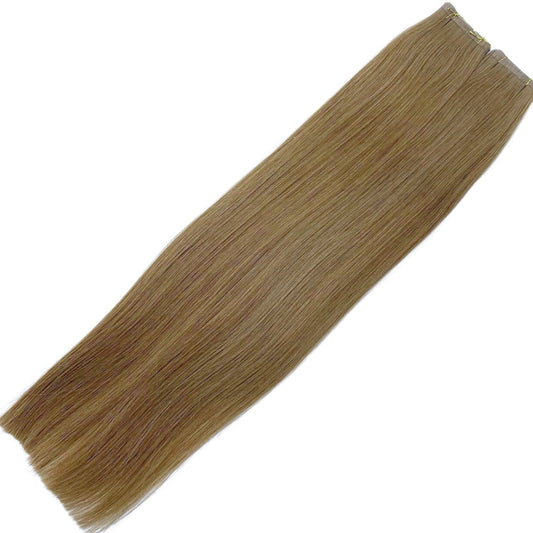 18" Tape Weft #6.2 Light Ash Truffle Human Hair Extensions - Zoe