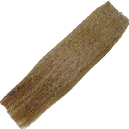 28" Tape Weft #6.2 Light Ash Truffle Human Hair Extensions - Zoe