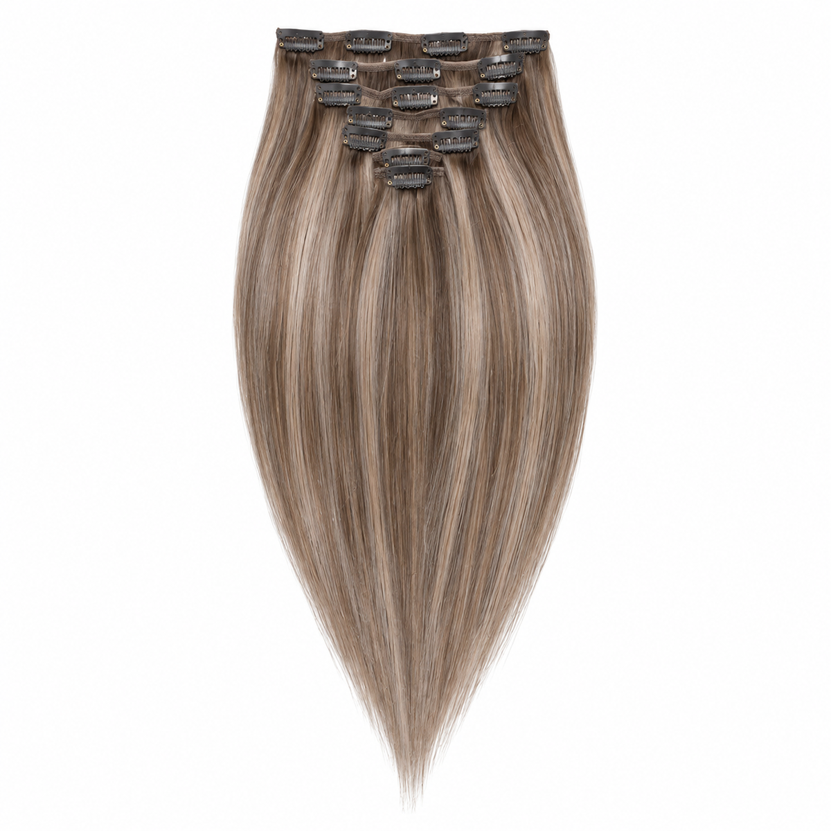 Clip in Human Hair Extensions. LA Blonde #P18/1004/1010