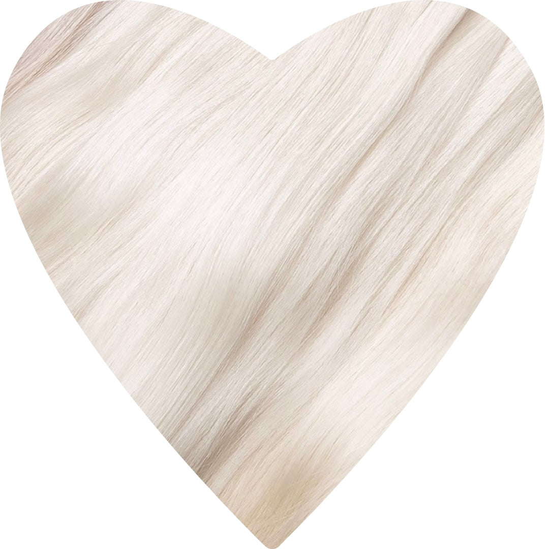 Genius Weft Human Hair Extensions. Luxe Platinum Range
